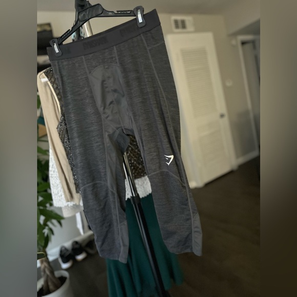 ❌SOLD❌Gymshark Element Baselayer Leggings Men's Gray Compression Tights SMALL - Picture 4 of 6